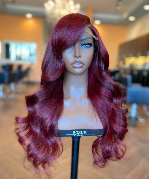 Adesuwa unit - Magenta wig / burgundy wig