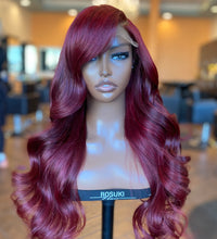 Adesuwa unit - Magenta wig / burgundy wig