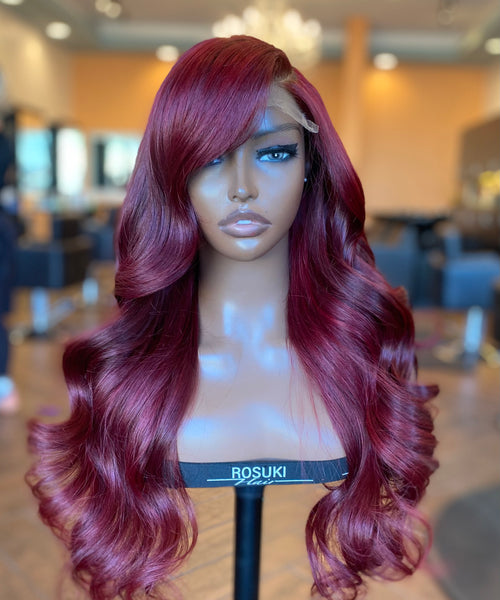 Adesuwa unit - Magenta wig / burgundy wig